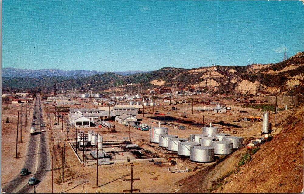 California Oil Field California Star Oil Company Vintage Postcard SP6-18